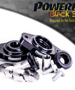 Silentblocs inférieurs d'amortisseurs arrière et support "Black Series" (paire) POWERFLEX – BMW Série 3 / Série 1 – PFR5-417BLK