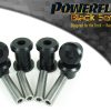 Silentblocs de ressorts à lames "Black Series" (4 pcs) POWERFLEX – Volkswagen Caddy (III, IV) – PFR85-1410-4BLK