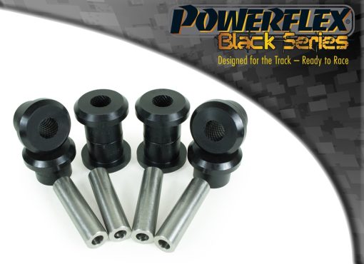 Silentblocs de ressorts à lames "Black Series" (4 pcs) POWERFLEX – Volkswagen Caddy (III, IV) – PFR85-1410-4BLK