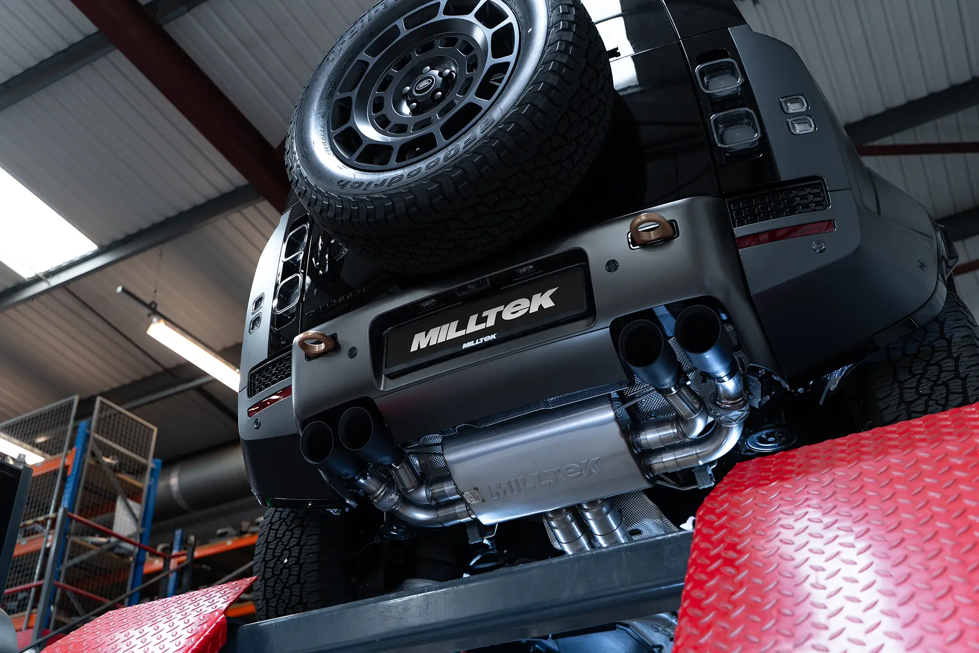 Ligne après GPF MILLTEK – Land Rover Defender (L663) P635 4.4 V8 Bi-Turbo 635 ch – Image 2