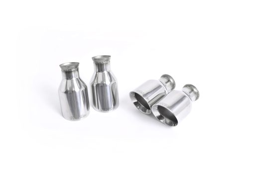 Embouts d'échappement style Cup polis MILLTEK – Porsche Cayenne (II 958) Turbo 4.8T V8 500 ch – SSXPO112