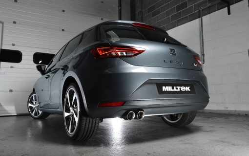 Ligne cat-back MILLTEK – Seat Leon (III 5F) 2.0 TDI 150 ch
