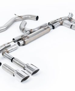 Cat-back Race non résonné (embouts ovales polis berline) MILLTEK – Audi S3 (8Y) 2.0 TFSI – SSXAU1017