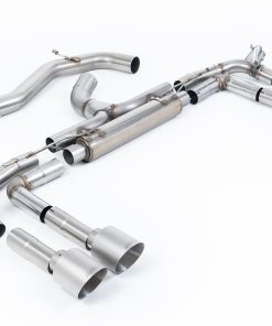 Cat-back Race non résonné (GT-115 titane brossé berline) MILLTEK – Audi S3 (8Y) 2.0 TFSI – SSXAU1021