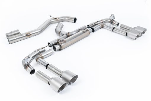 Cat-back Race non résonné (GT-115 titane brossé berline) MILLTEK – Audi S3 (8Y) 2.0 TFSI – SSXAU1021