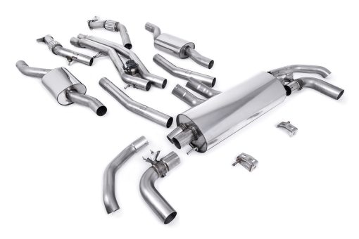 Ligne GPF-back résonnée (embouts d'origine) MILLTEK – Audi SQ7 / SQ8 – SSXAU1026