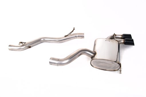 Ligne cat-back non résonnée (embouts noir céramique) MILLTEK – Audi S3 (8P) 2.0 TFSI 265 ch – SSXAU351