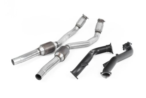 Downpipes 76 mm à catalyseurs sport (ligne sport) MILLTEK – Audi RS6 / RS7 / S6 / S7 – SSXAU554