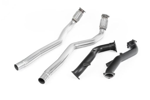 Downpipes 76 mm sans catalyseur (ligne sport) MILLTEK – Audi RS6 / RS7 / S6 / S7 – SSXAU555