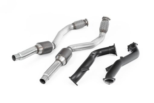 Downpipes 76 mm à catalyseurs sport (ligne d’origine) MILLTEK – Audi RS6 / RS7 / S6 / S7 – SSXAU635