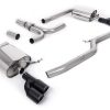 Ligne cat-back (4 sorties GT-80 noires 3.0 TDI) MILLTEK – Audi A5 (8T) 3.0 TDI – SSXAU663