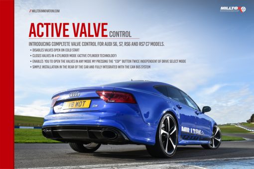 Module de contrôle des valves AVC (3.0 V6 TFSI) MILLTEK – Audi S4 / S5 / SQ5 – SSXAU677