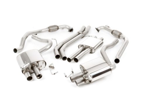 Ligne cat-back résonnée GT-100 titane brûlé (diff. sport) MILLTEK – Audi S5 (F5) 3.0 TFSI 354 ch – SSXAU709
