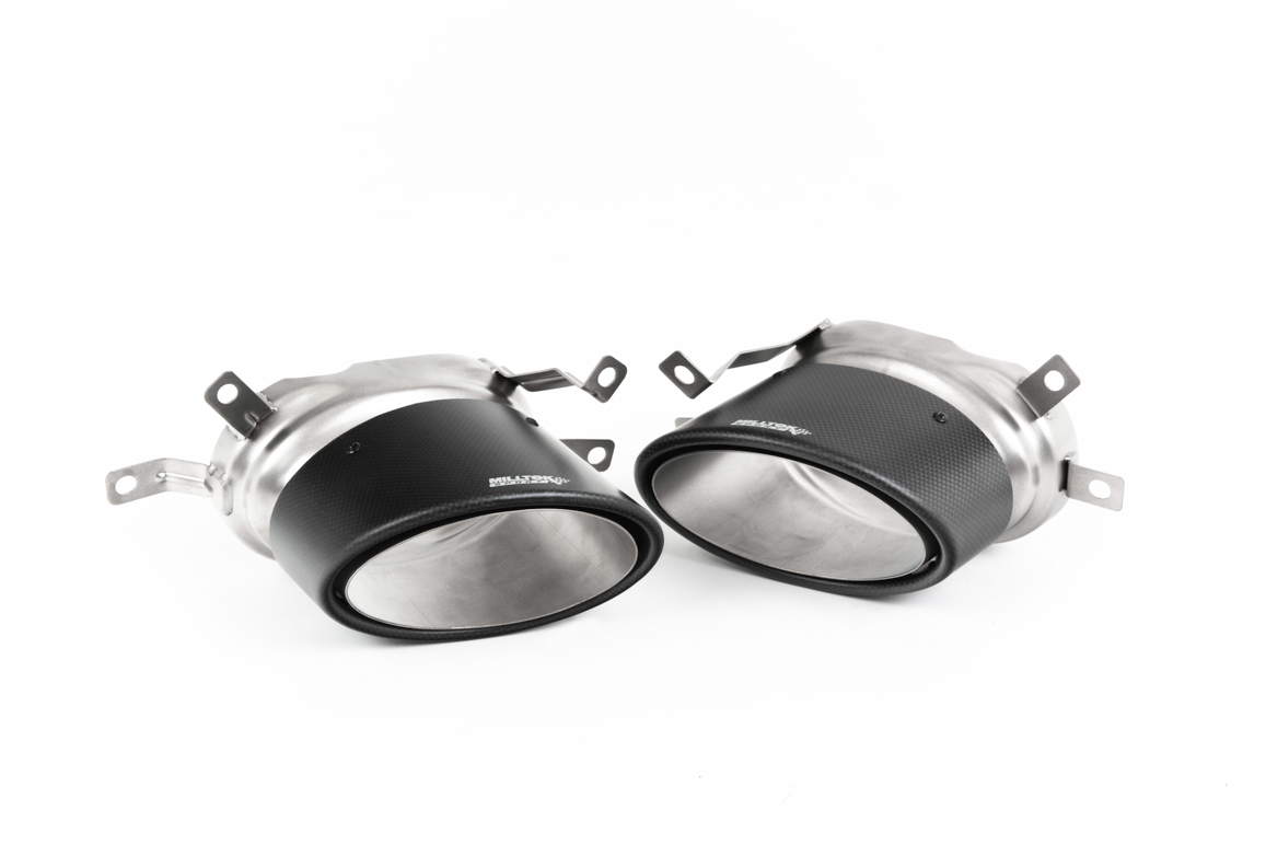 Embouts d'échappement carbone (paire) MILLTEK – Audi RS7 (C7) 4.0 V8 TFSI – SSXAU867