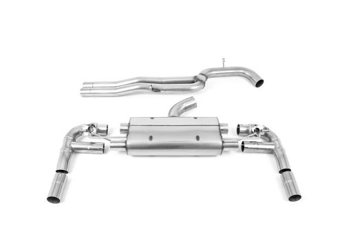 Ligne cat-back race 80 mm non résonnée (embouts titane) MILLTEK – Audi RS3 (8V) 2.5 TFSI 400 ch – SSXAU895