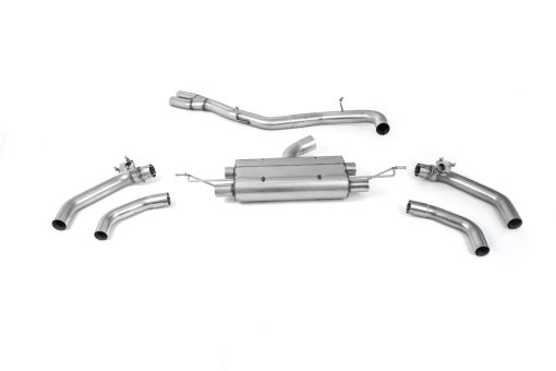 Ligne GPF-back 80 mm homologuée ECE R59 (embouts d'origine) MILLTEK – Audi RSQ3 (F3) 2.5 TFSI (GPF) 400 ch – SSXAU906