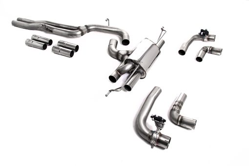 GPF-back Race 80 mm non résonnée (double sortie berline) MILLTEK – Audi RS3 (8Y) 2.5 TFSI (GPF) 400 ch – SSXAU974
