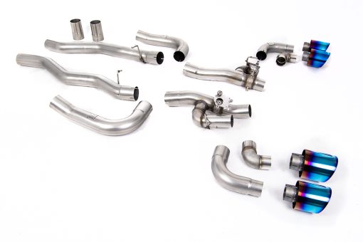 GPF-back (bypass arrière à valves GT-115 titane brûlé/bleu) MILLTEK – BMW M8 / M8 GC – SSXBM1188