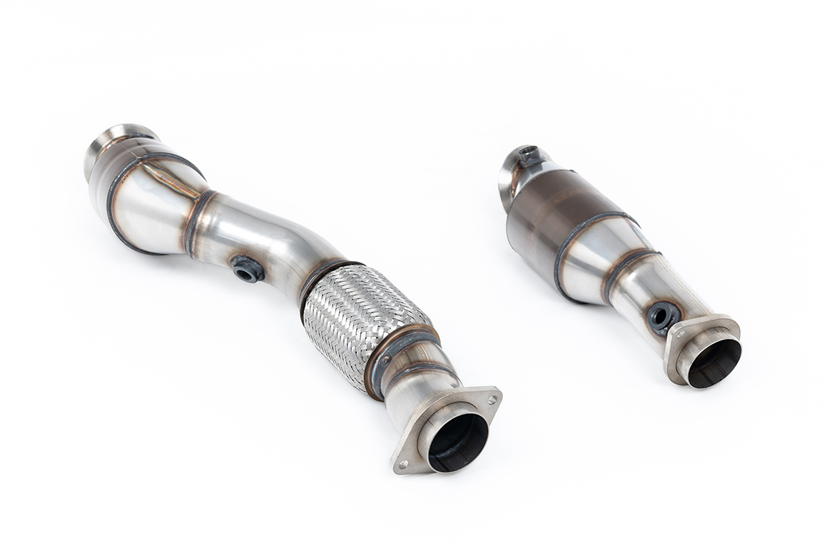 Downpipes gros diamètre avec catalyseurs sport haut débit MILLTEK – BMW M2 / M3 / M4 – SSXBM1333