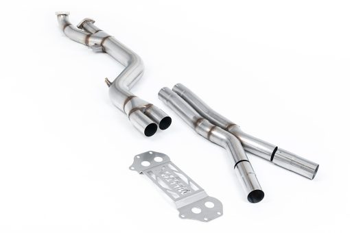 Bypass GPF 4 pouces (tube en X axle-back sport) MILLTEK – BMW M3 / M4 – SSXBM1338