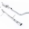 Ligne cat-back MILLTEK – Ford Fiesta (VIII) 1.0T Ecoboost