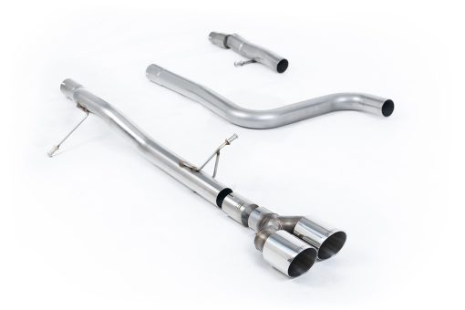 Ligne GPF-back non résonnée style ST (GT-90 polis) MILLTEK – Ford Fiesta (VIII) 1.0T Ecoboost 155 ch – SSXFD401