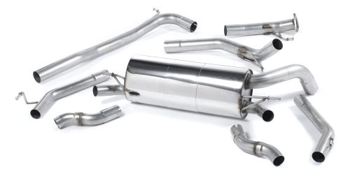 Ligne cat-back non résonnée (embouts d'origine) MILLTEK – Honda Civic (8TH) Type R 2.0 i-VTEC 201 ch – SSXHO201