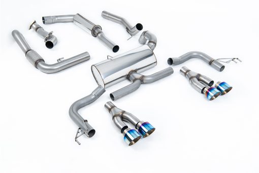 Ligne cat-back résonnée (conduite à gauche) MILLTEK – Honda Civic (9TH) 2.0T Type R 310 ch – SSXHO235