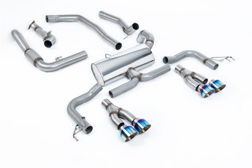 Ligne cat-back Race non résonnée (conduite à gauche) MILLTEK – Honda Civic (9TH) 2.0T Type R 310 ch – SSXHO237