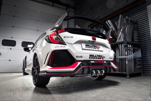 Ligne cat-back MILLTEK – Honda Civic (10TH MK1, 10TH MK2) 2.0T Type R 320 ch