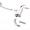 Ligne GPF-back sans valve (embouts d'origine) MILLTEK – SSXMZ147