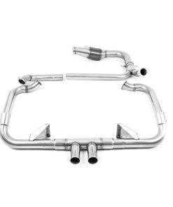 Ligne complète avec catalyseur sport (GT-100 titane brûlé) MILLTEK – Porsche Boxster / Cayman – SSXPO142