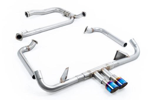 Ligne complète avec décatalyseur (embouts titane brûlé) MILLTEK – Porsche Boxster / Cayman – SSXPO147