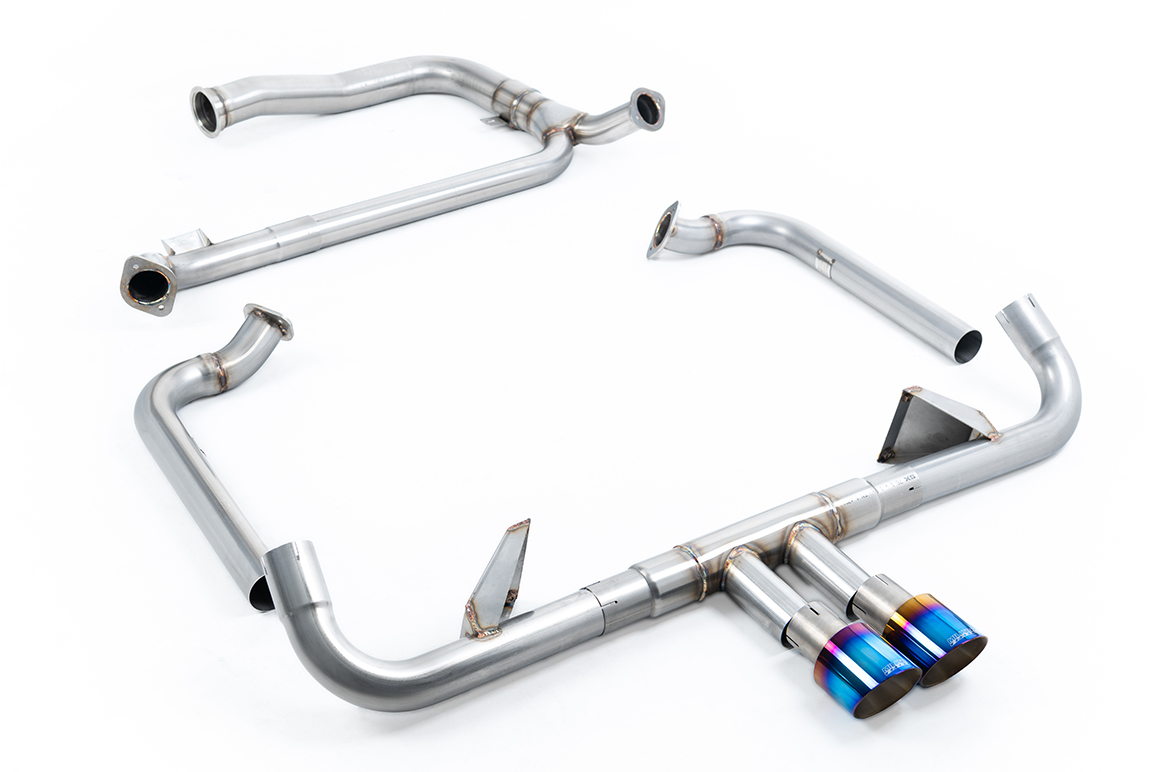 Ligne complète avec décatalyseur (embouts titane brûlé) MILLTEK – Porsche Boxster / Cayman – SSXPO147