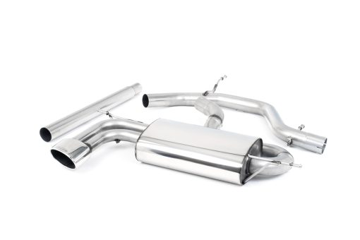 Ligne cat-back non résonnée 2.0 TDI (embouts ovales fixes) MILLTEK – Seat Leon (II 1P) 2.0 TDI 140 ch – SSXSE127