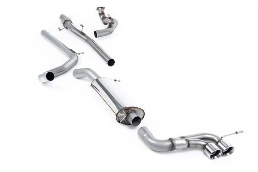 Ligne turbo-back non résonnée sans catalyseur MILLTEK – Seat Ibiza (IV 6J) Cupra 1.4 TSI 180 ch – SSXSE144
