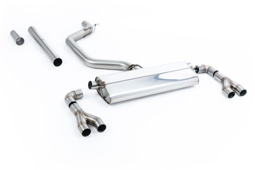 GPF-back 80 mm non résonnée (embouts d'origine 5 portes) MILLTEK – Cupra Leon 2.0 TSI 300 ch – SSXSE257