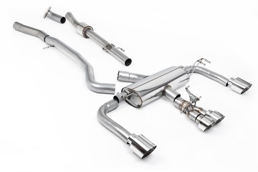 Cat-back primaire non résonné (embouts polis BVM) MILLTEK – Toyota Corolla GR 1.6T 304 ch – SSXTY149
