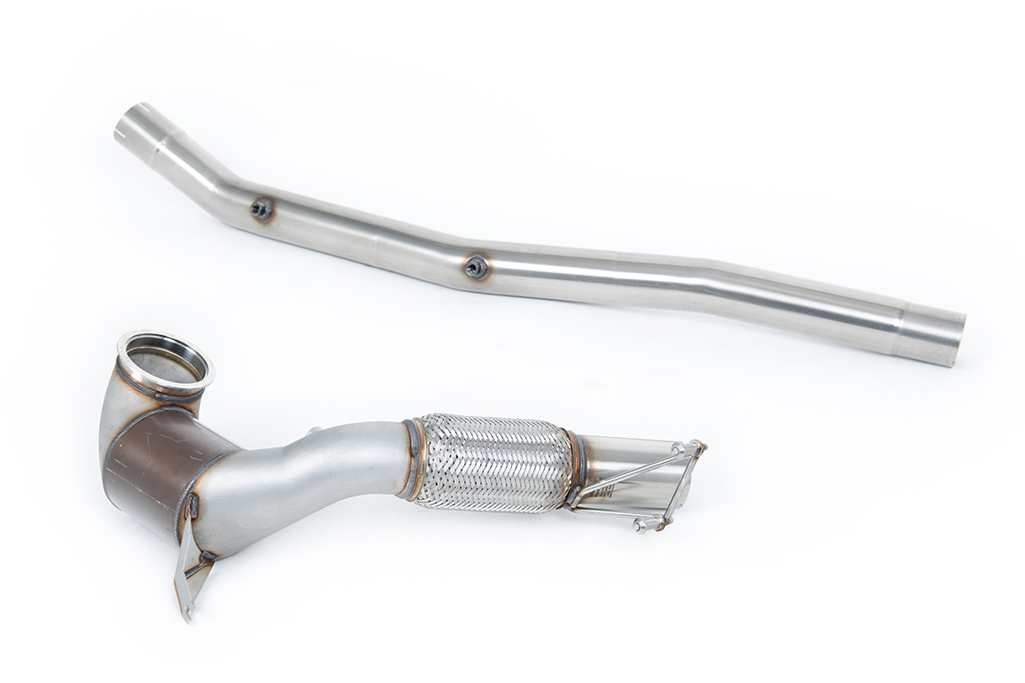 Downpipe grand diamètre et catalyseur sport haut débit MILLTEK – SSXVW708