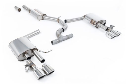 Ligne GPF-back résonnée (embouts ovales polis) MILLTEK – Volkswagen Arteon R 2.0 TSI 320 ch – SSXVW744