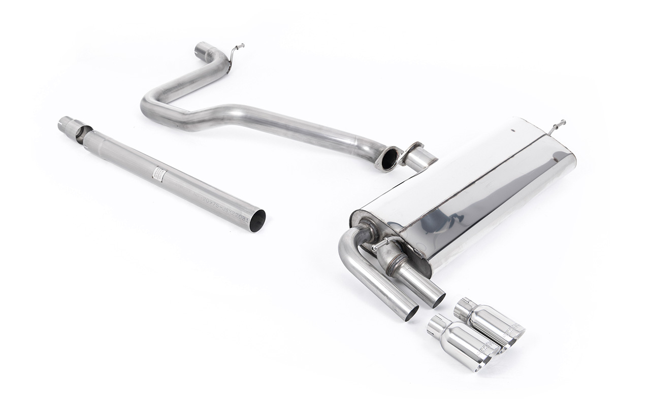 Ligne cat-back MILLTEK – Seat Leon (III 5F) 1.4 TSI