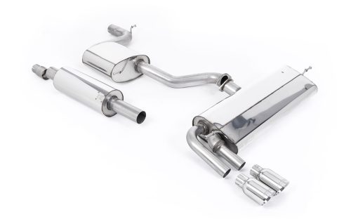Ligne cat-back résonnée MILLTEK – Seat Leon (III 5F) 1.8 180 ch