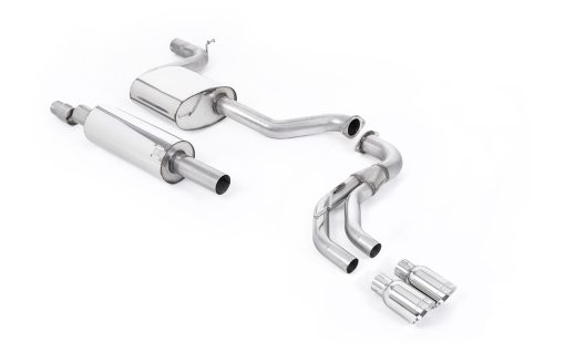 Ligne cat-back Road+ semi-résonnée MILLTEK – Seat Leon (III 5F) 1.8 180 ch