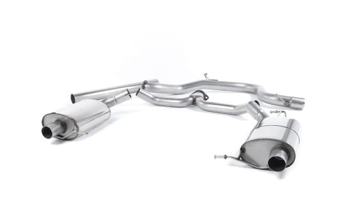 Ligne cat-back non résonnée 2.0 TSI (embouts d'origine) MILLTEK – Skoda Octavia (III) RS 2.0 TSI – SSXSK021