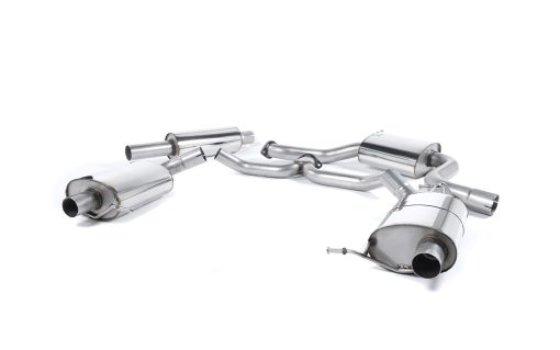 Ligne cat-back résonnée 2.0 TSI (embouts d'origine) MILLTEK – Skoda Octavia (III) RS 2.0 TSI – SSXSK020