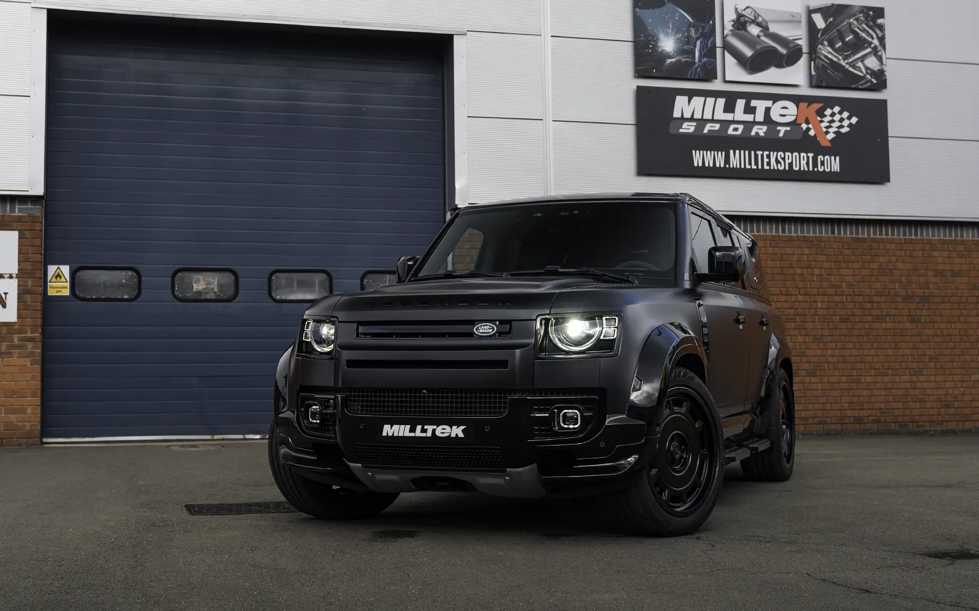 GPF-back non résonnée à valves MILLTEK – Land Rover Defender (L663) 5.0 V8 Compressor – SSXLR260