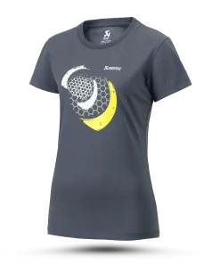 T-shirt Mesh bleu-gris femme AKRAPOVIC