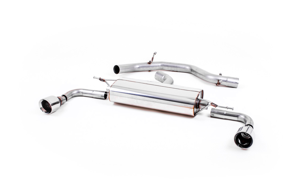 Ligne cat-back non résonnée (double embout GT100) MILLTEK – Volkswagen Golf (VI) GTI 2.0 TSI 210 ch – SSXVW113