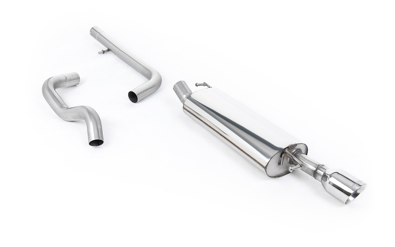 Ligne cat-back non résonnée (embout GT100 simple) MILLTEK – Volkswagen Golf (IV) 1.8 20V GTI 180 ch – SSXVW150