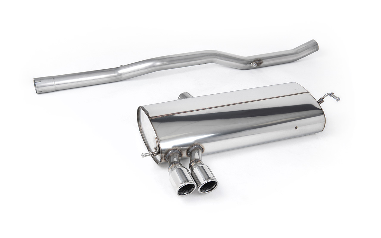 Ligne cat-back (2 embouts polis) MILLTEK – Volkswagen Golf (IV) 2.8 VR6 204 ch